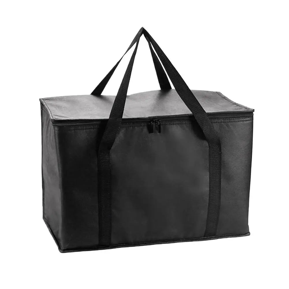 Portable Insulated Lunch Cooler Bag | Thermal Picnic Tote S/L Insulated Cooler Tote Zpaxo Black L