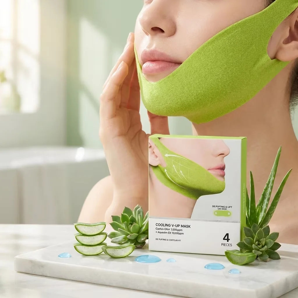 Centella Asiatica Face Lifting Mask – Firm & Contour Skin Face Lifting Mask Zpaxo