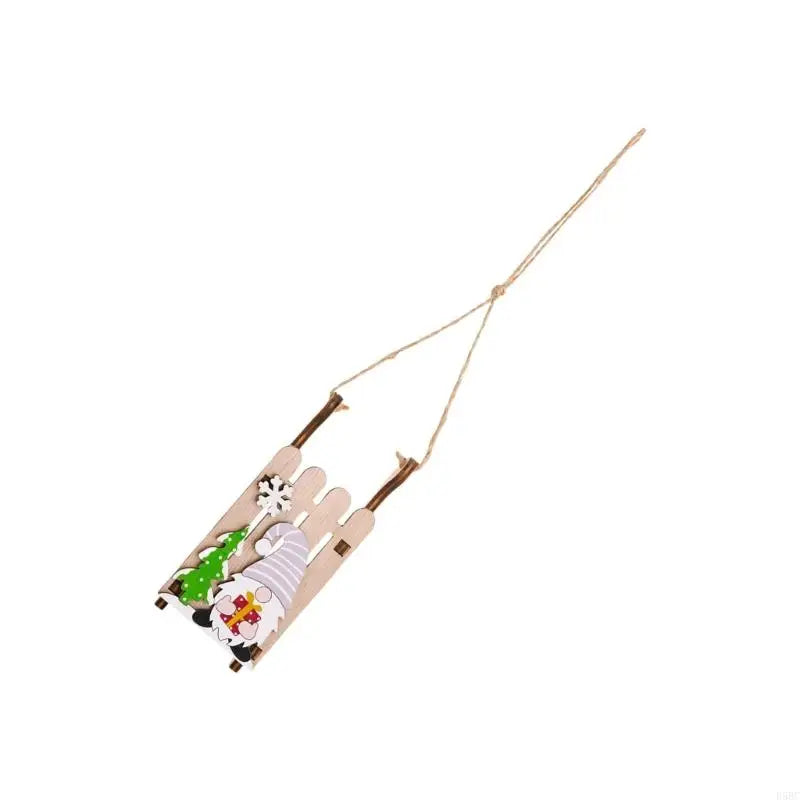 Handmade Christmas Sled Ornament Indoor Outdoor Festival Display