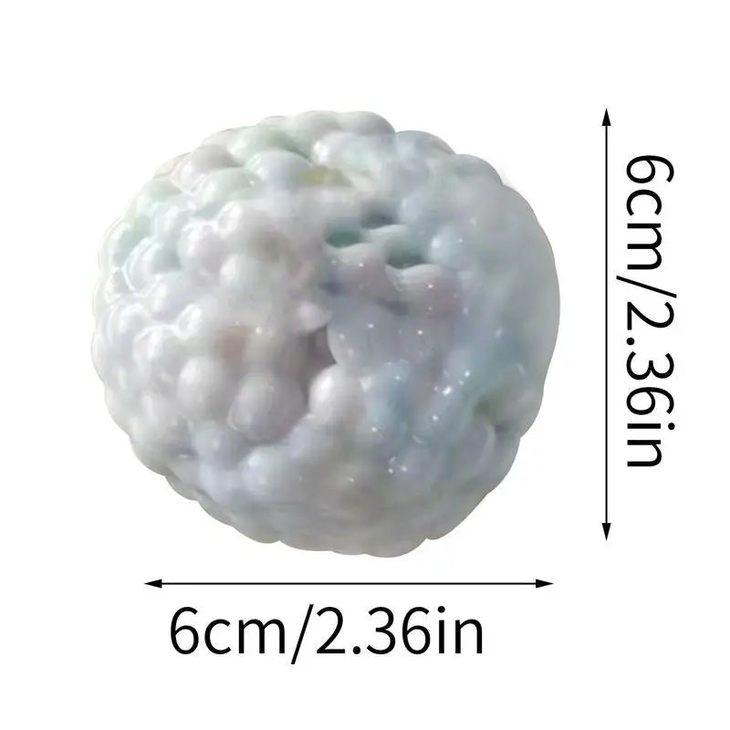 Stress Balls Soft Squish Noisy Ball Calming Fidget Toys Gem Sensory Zpaxo
