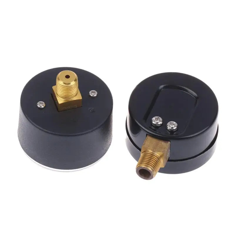 1Pc Pressure Gauge Air Compressor Pneumatic Hydraulic Fluid 0-12Bar / 0-170PSI Easy To Read Dial Measuring Instrument Zpaxo