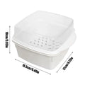 Microwave Steamer Cooker Household Kitchen Versatile Food Container