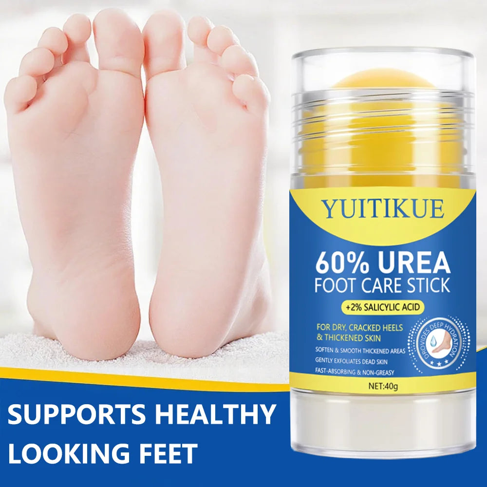 Urea Foot Care Stick 40g – 2% Salicylic Acid, Cracked Heels Foot Care Stick Zpaxo