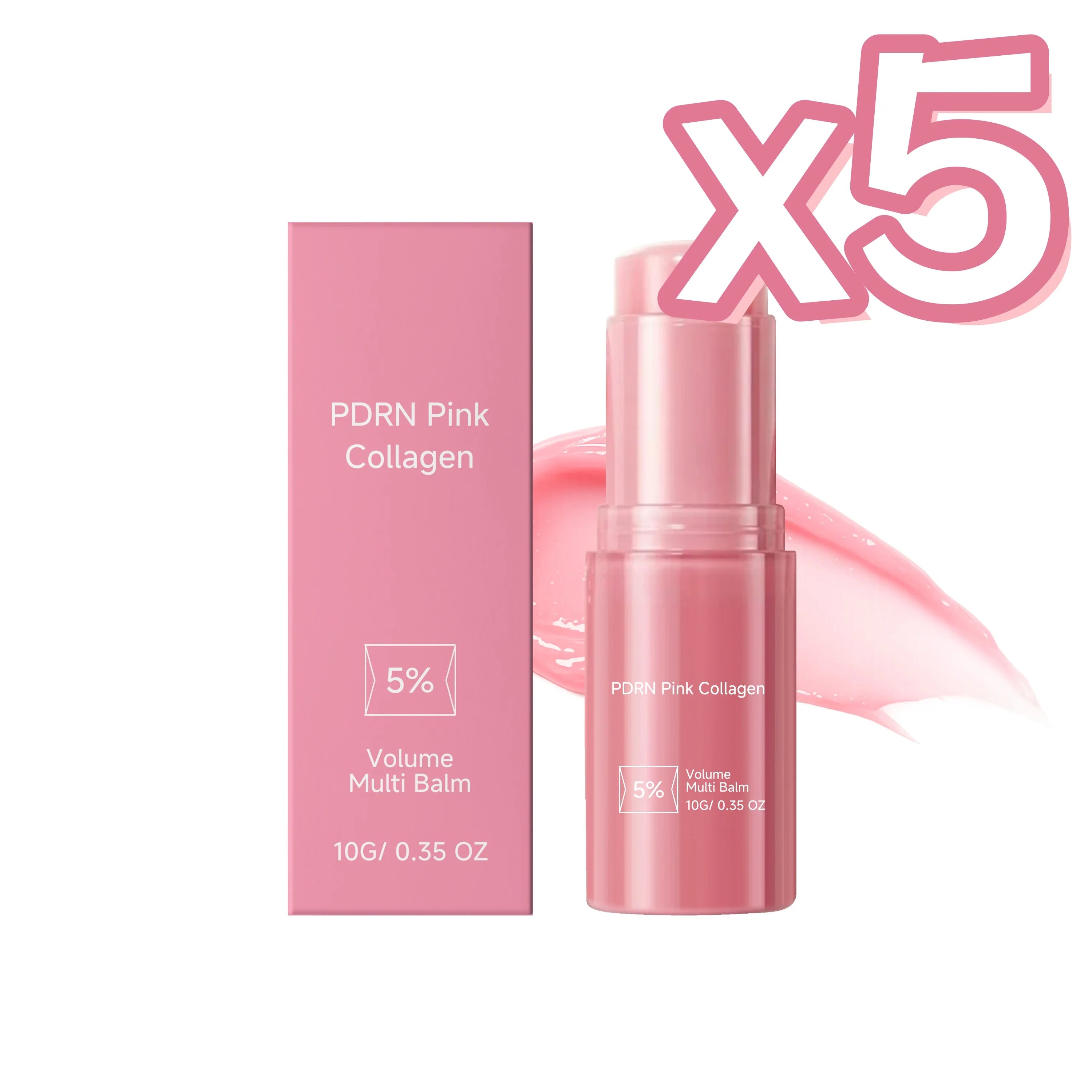 PDRN Collagen Multi Balm – Hydrating Anti-Aging Stick 10g Collagen Balm Stick Zpaxo 10g boxed x 5