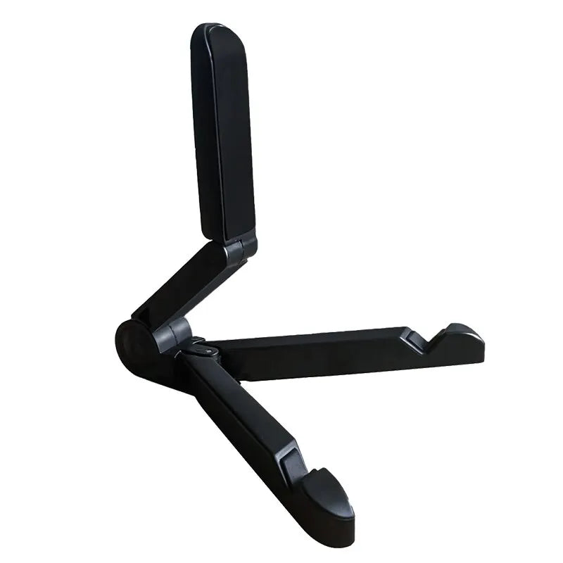 Desktop Mobile Phone Tablet Holder Foldable Portable Adjustable Table Zpaxo Black