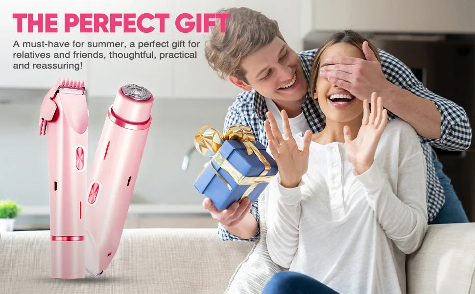 Electric Shaver Woman Double Head Dual Purpose Female Razor Body Zpaxo