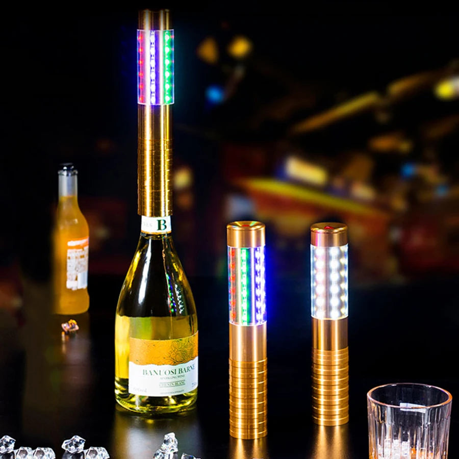 LED Strobe Baton Champagne Bottle Light for Club & Party