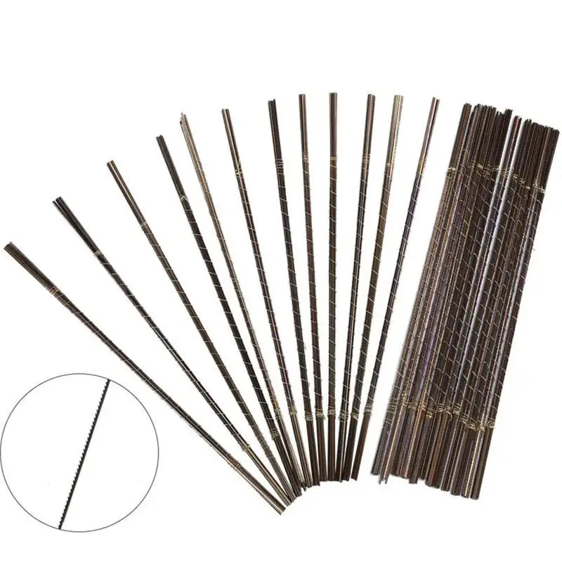 12Pcs Carbon Steel Jeweler Metal Cutting Saw Blades Set Handicraft Jewelry Design And Repair Gems Woodworking Hand Tools Zpaxo