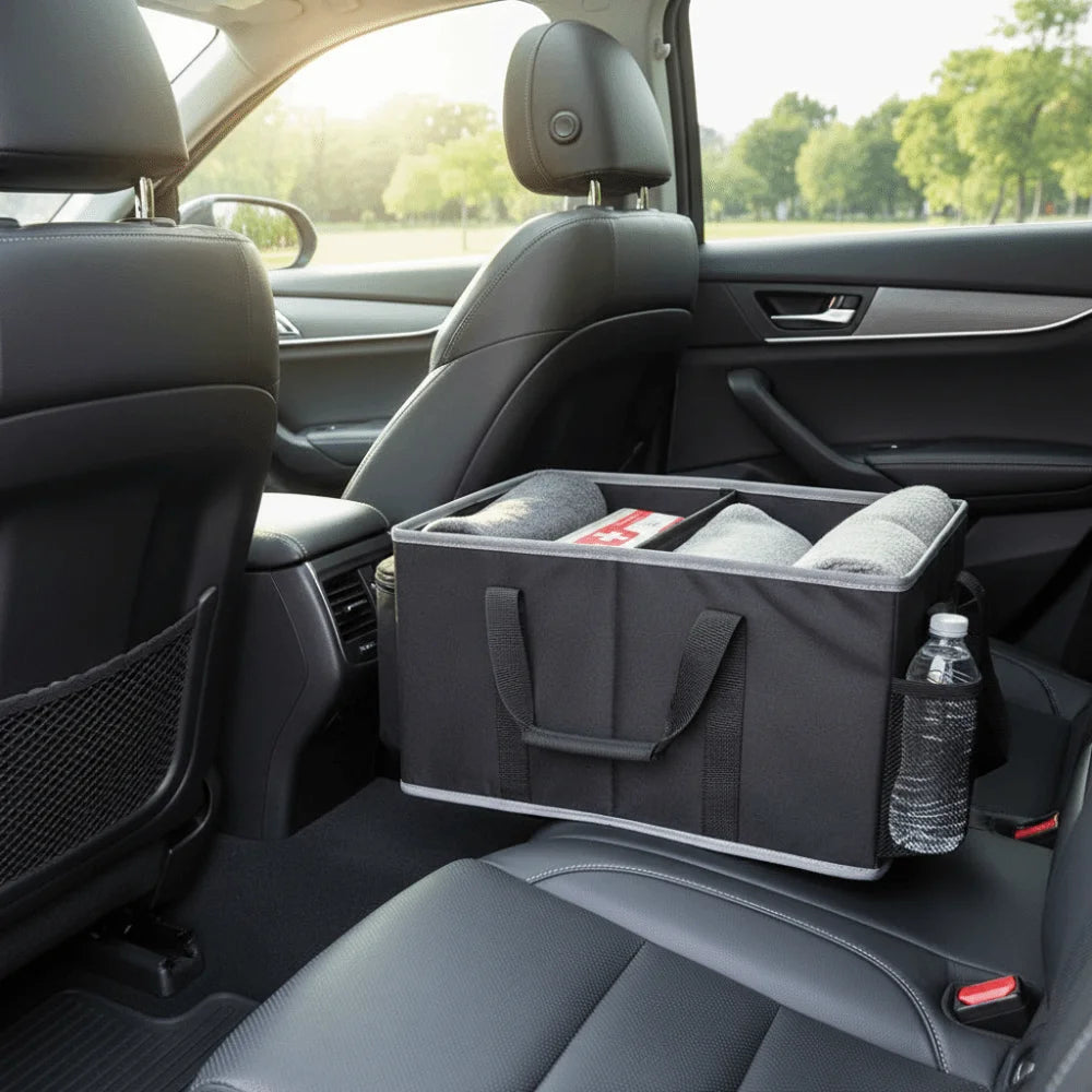 Big Capacity Car Storage Box Multi Compartment Universal Fit Trunk Organizer Collapsible Repair Tools Holder Auto Organizer Zpaxo