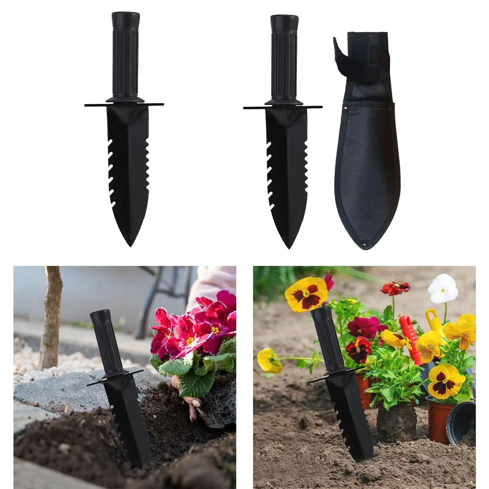 Gardening Trowel, Small Hand Spade Ergonomic Handle Lightweight Garden Trowel Garden Tool for Yard Transplanting Farmer Soil Zpaxo
