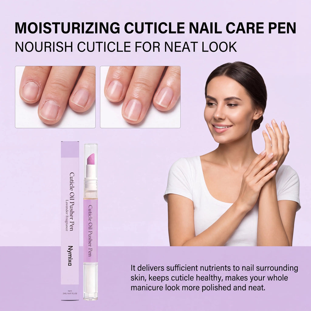 1/2/3/4 Pcs Portable Cuticle Care Pen Mild Nail Nourishing Lavender Scented Long Lasting Moisturization Hand Care Product 2ml Zpaxo