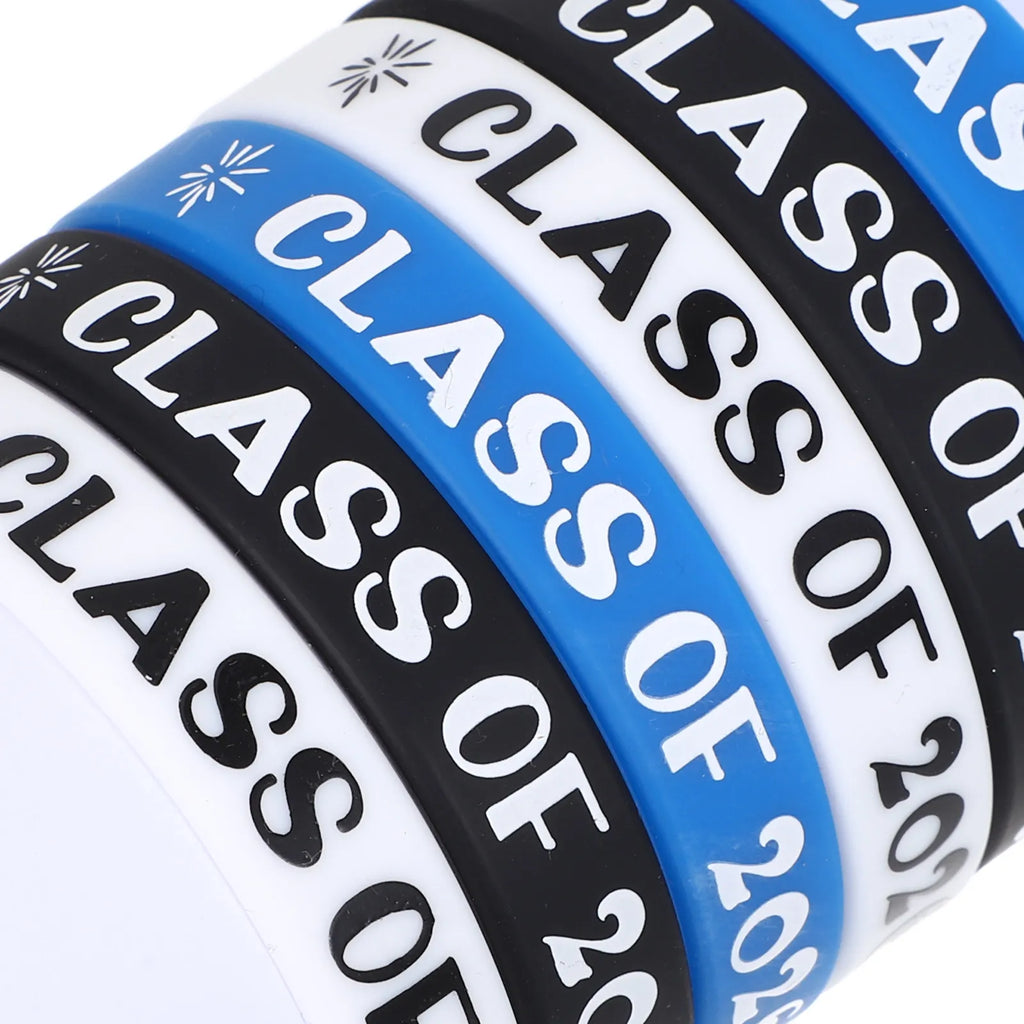 Silicone Wristbands Graduation Class 2026 Inspirational Party