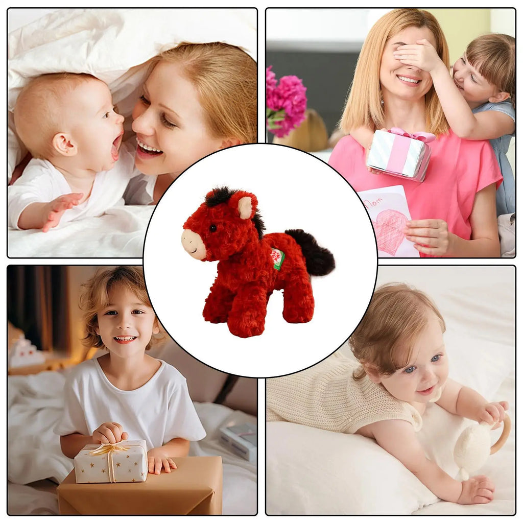 Chinese New Year Horse Plush Plush Soft Toys 2026 Horse Year Doll For Kids Teens Adults Collectors Bedroom Study Children's Room Zpaxo