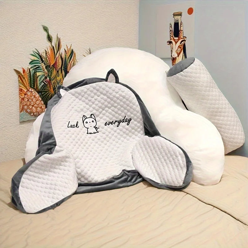 Adjustable Reading Pillow Ergonomic Back Support Cushion Bed Sofa