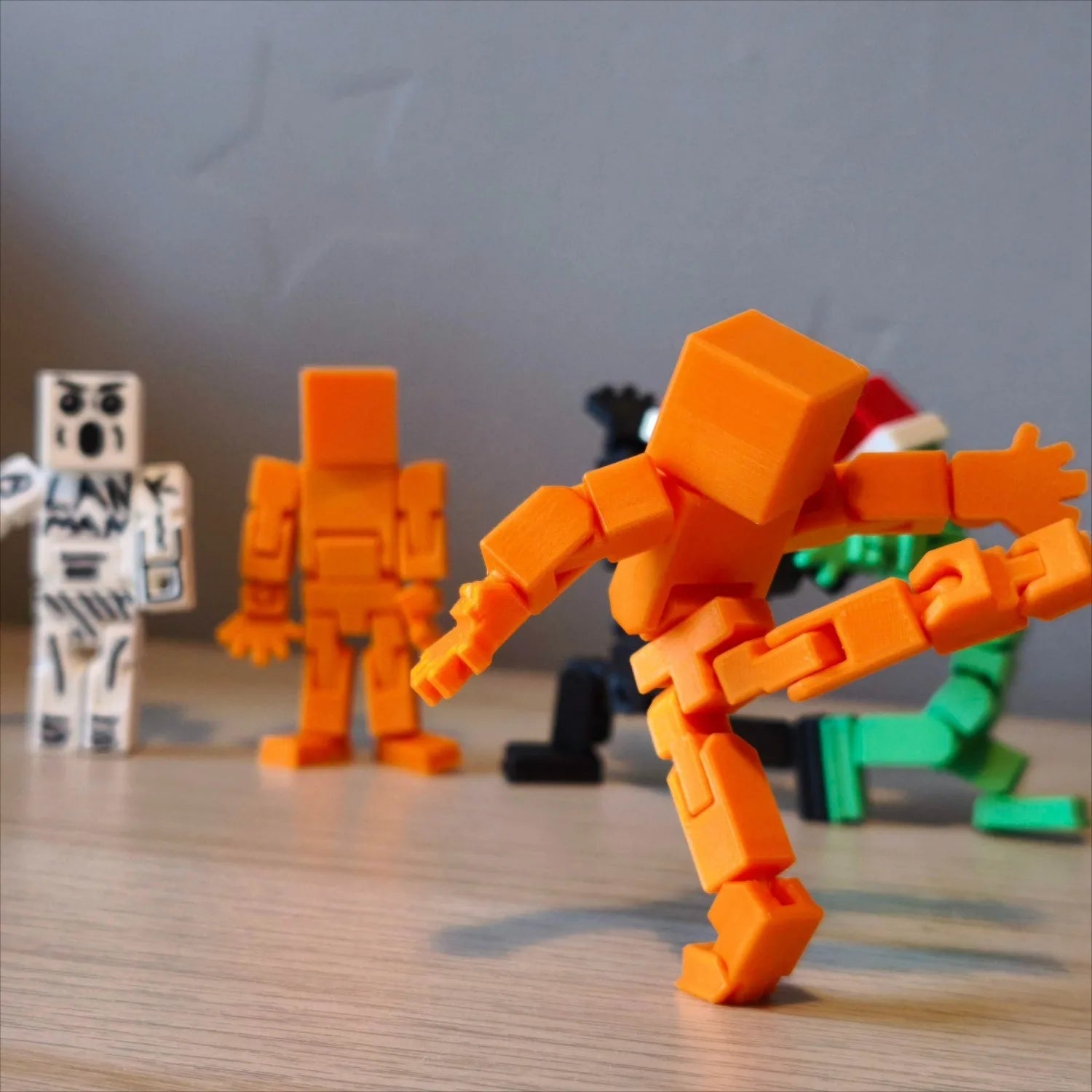 3D Printed Multi Joint Movable Mechanical Doll Model Design Custom
