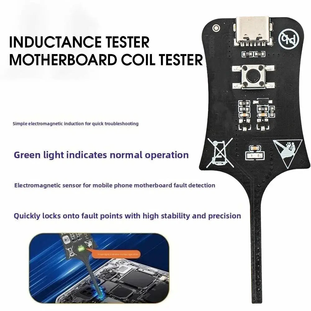 Inductor Detector Tool – Phone Motherboard Coil Tester Motherboard Coil Tester Zpaxo