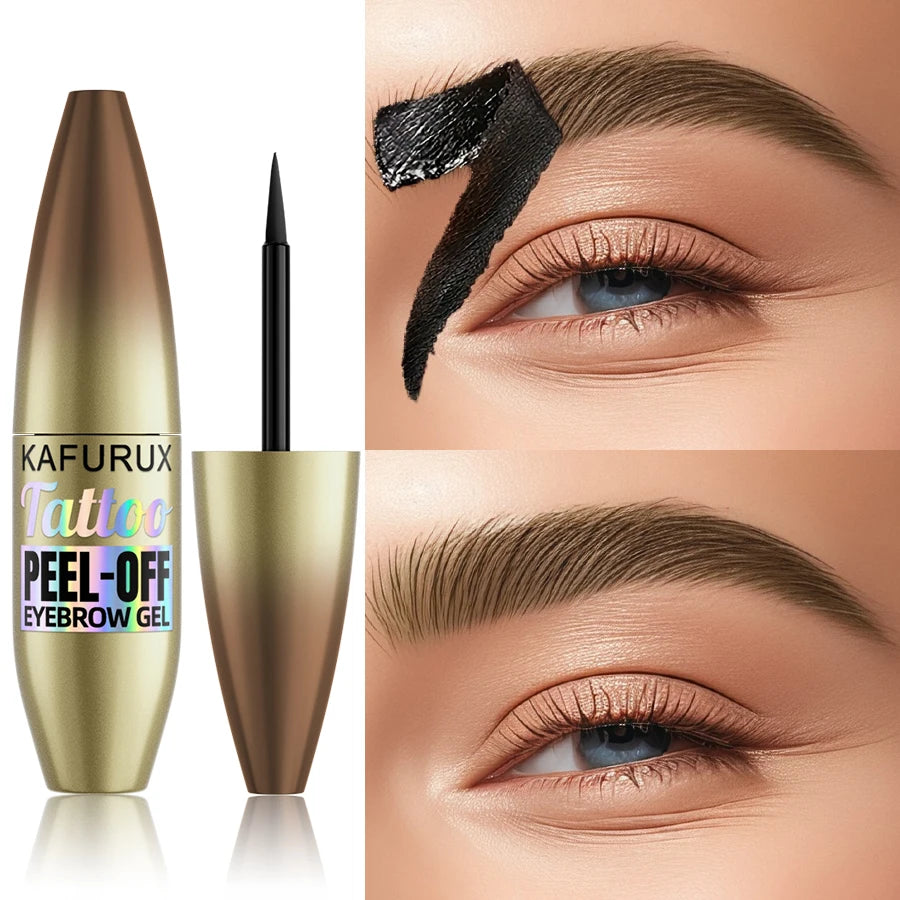 5 Easy Peel Off Eyebrow Gel Cream Types Waterproof Smudge-proof Sweat Zpaxo