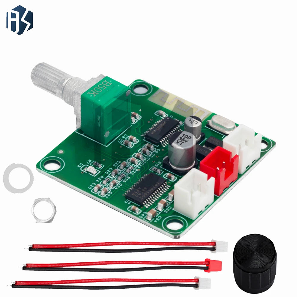 1~5PCS XH-A236 DC12-24V 5.0 Bluetooth digital amplifier board 30W+30W onboard TPA3110D2 amplifier chip 50K dual potentiometer Zpaxo