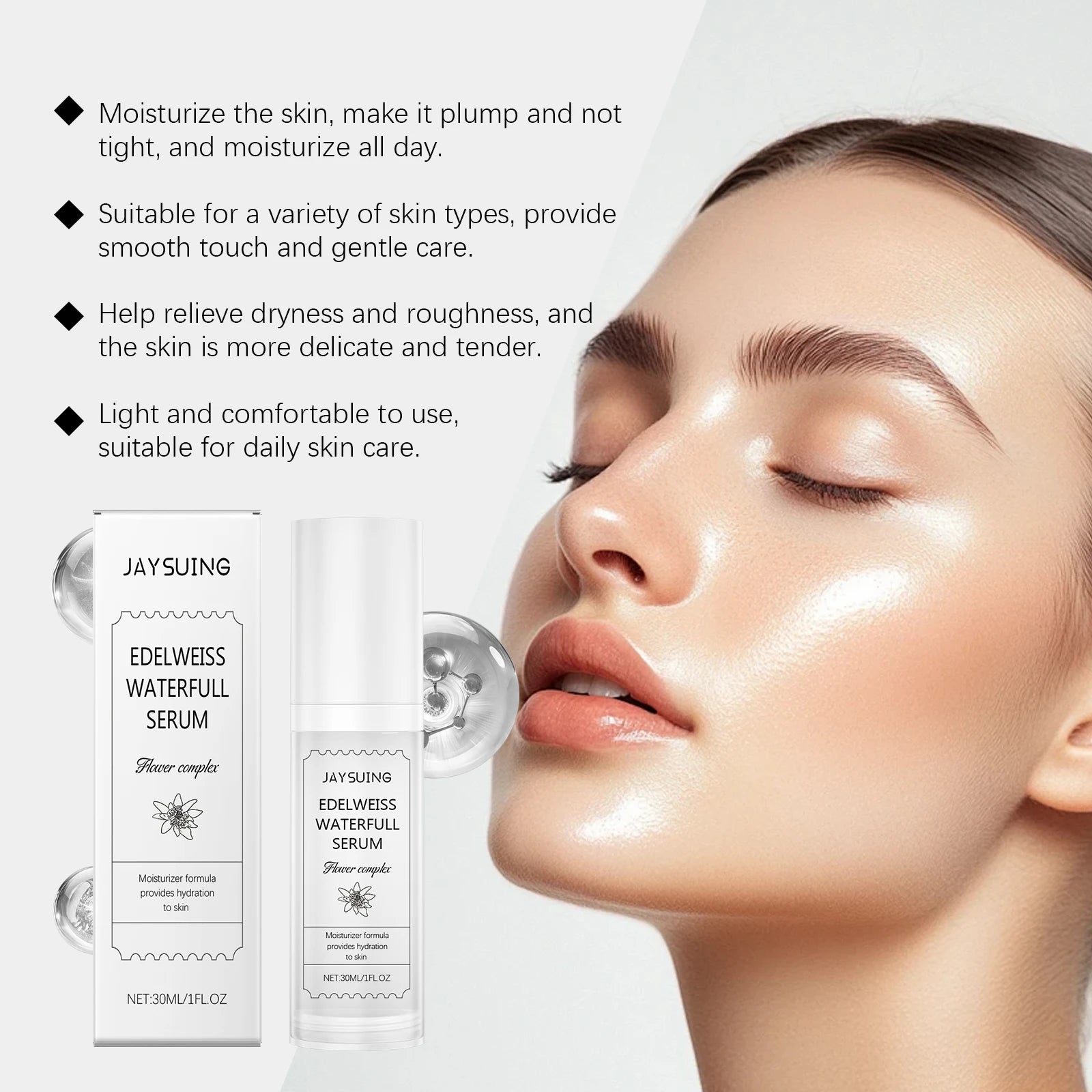 Collagen Facial Cream & Hyaluronic Acid Essence – Anti-Aging Set Facial Moisturizing Cream Zpaxo