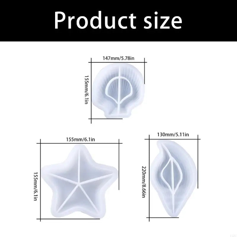 Ocean Theme Resin Tray Mold Silicone Easy Demold For Epoxy Resin Zpaxo