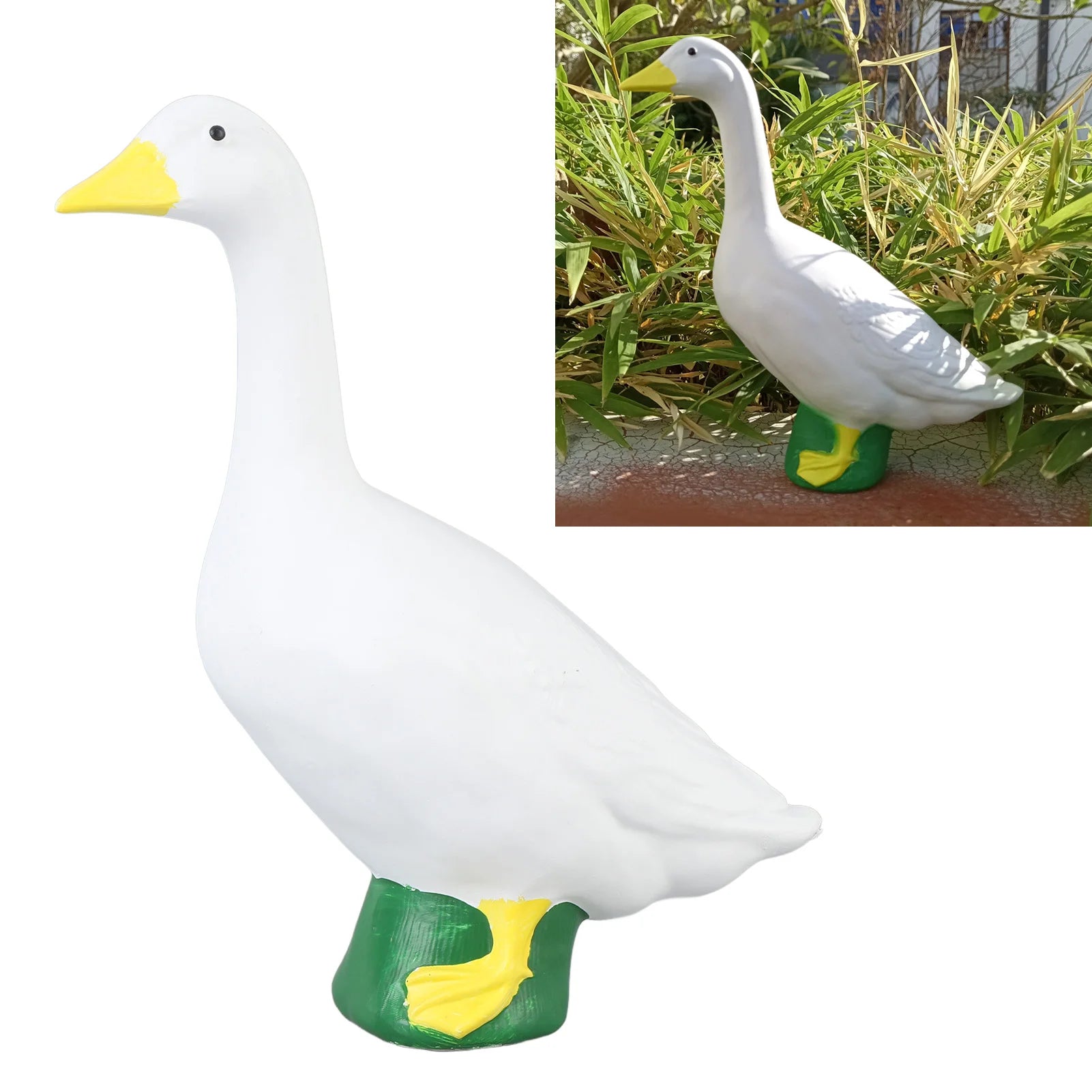 Goose Sculpture Impressive Texture Weather Resistant Figurine