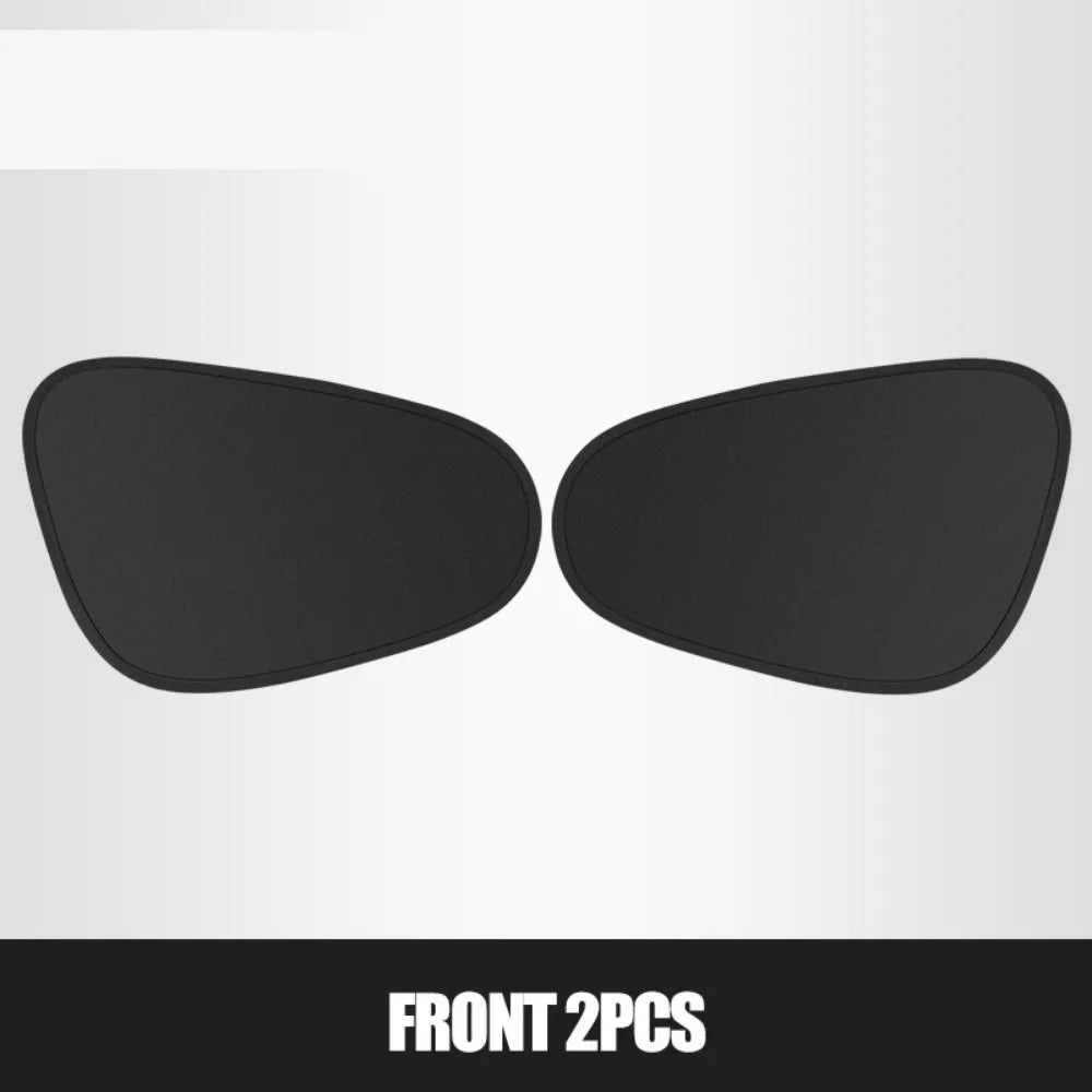 Electrostatic Adsorption Car Side Window Sun Shade Heat Insulation Zpaxo Front 2Pcs