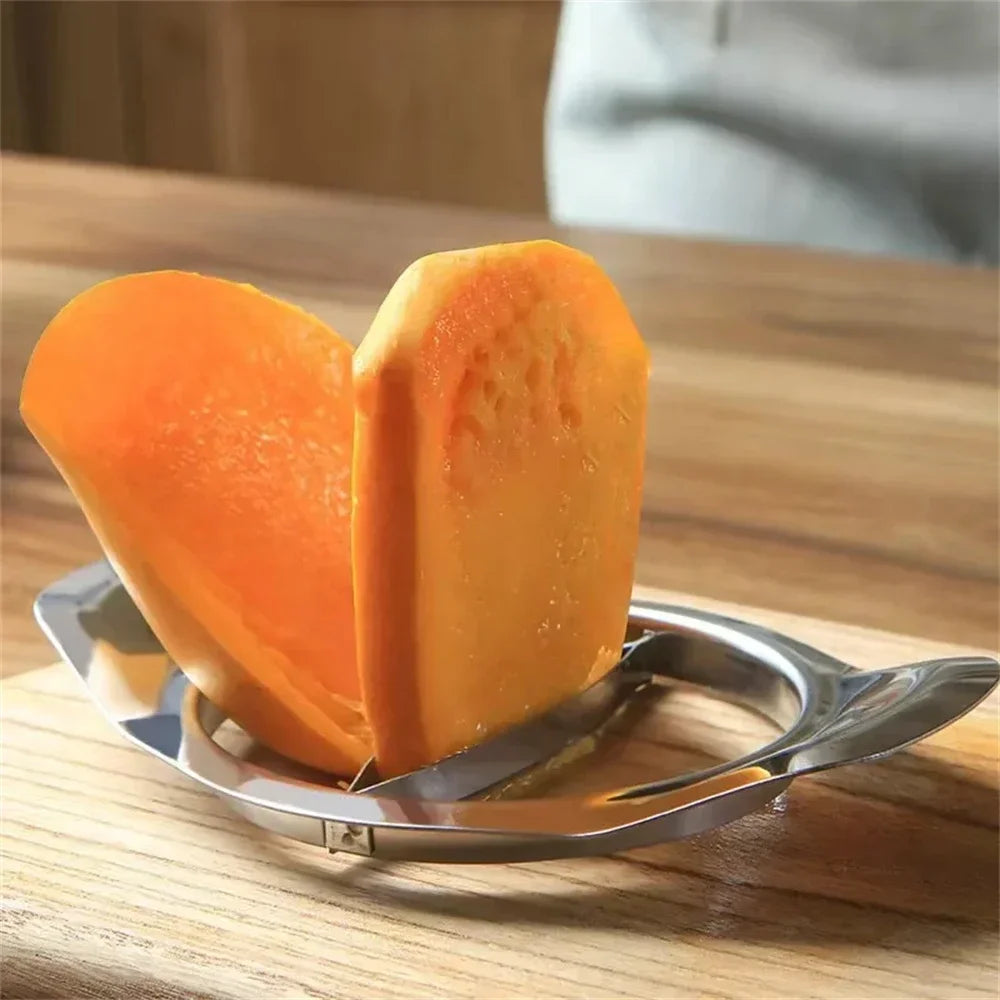 Stainless Steel Mango Slicer Mango Peel Knife Fruits Splitters Vegetable Tools Mango Cutters Corer Kitchen Easy Accessories YUZ Zpaxo
