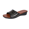 2026 Summer Series Women's Leaky Toe Slope Heel Slippers Fashionable