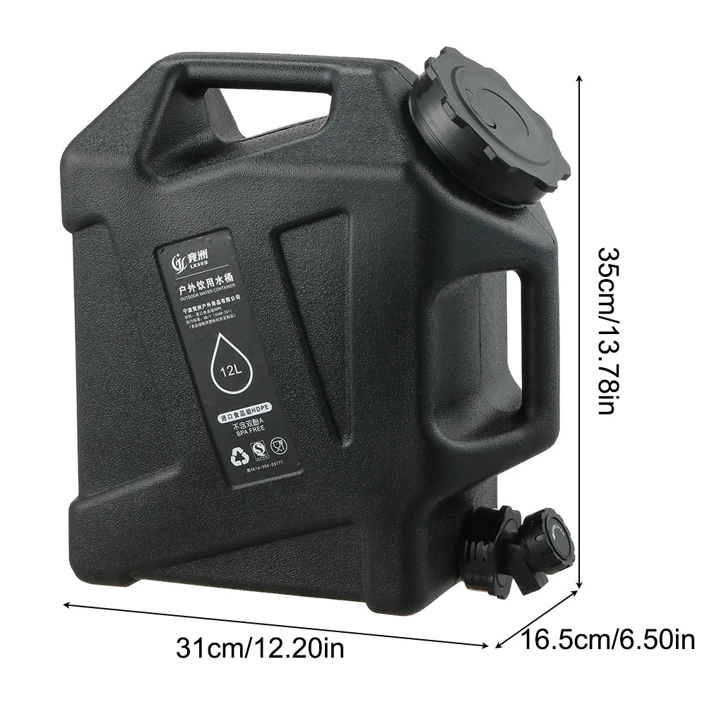 11 Outdoor Water Bucket Large-capacity Portable Camping Bag Container