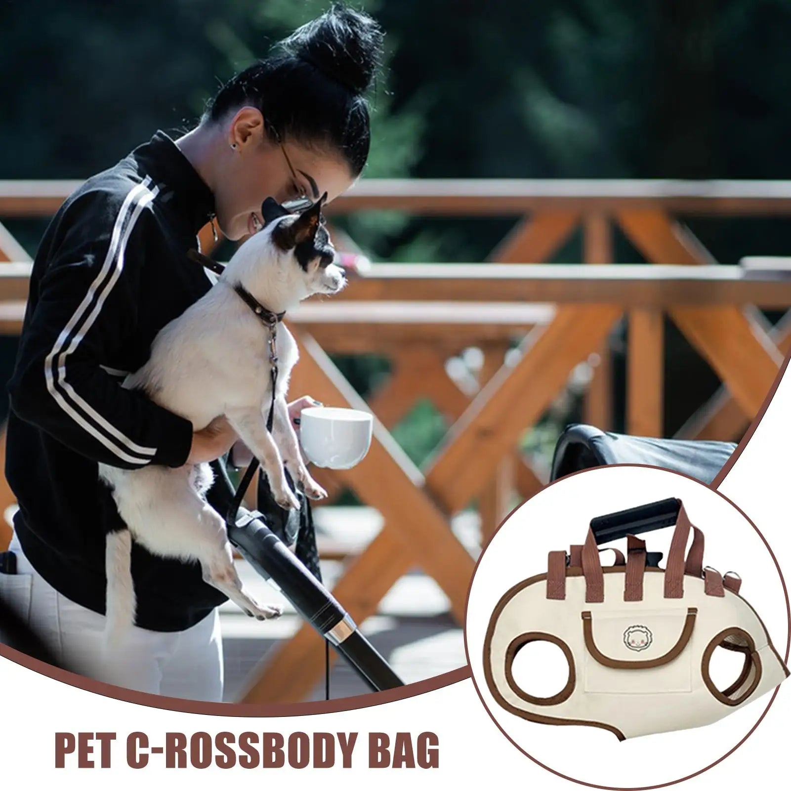 Small Dog Carrier Sling Puppy Adjustable Breathable Pet Pouch Pocket
