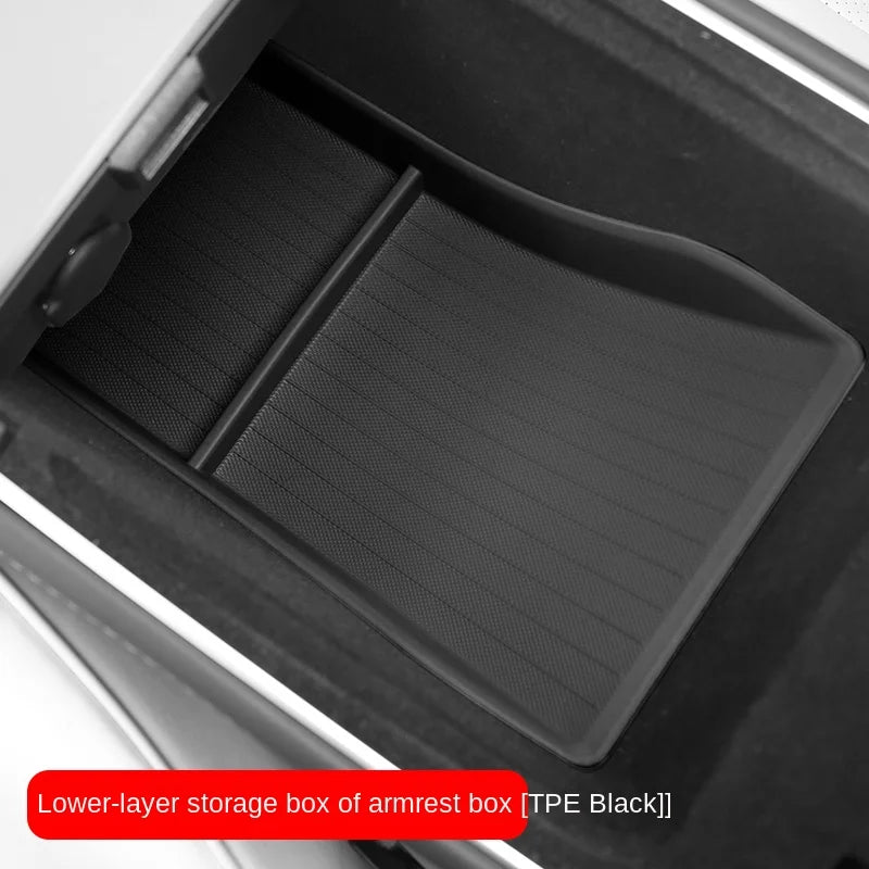 Tesla Model Y & 3 Center Console Armrest Organizer Tray