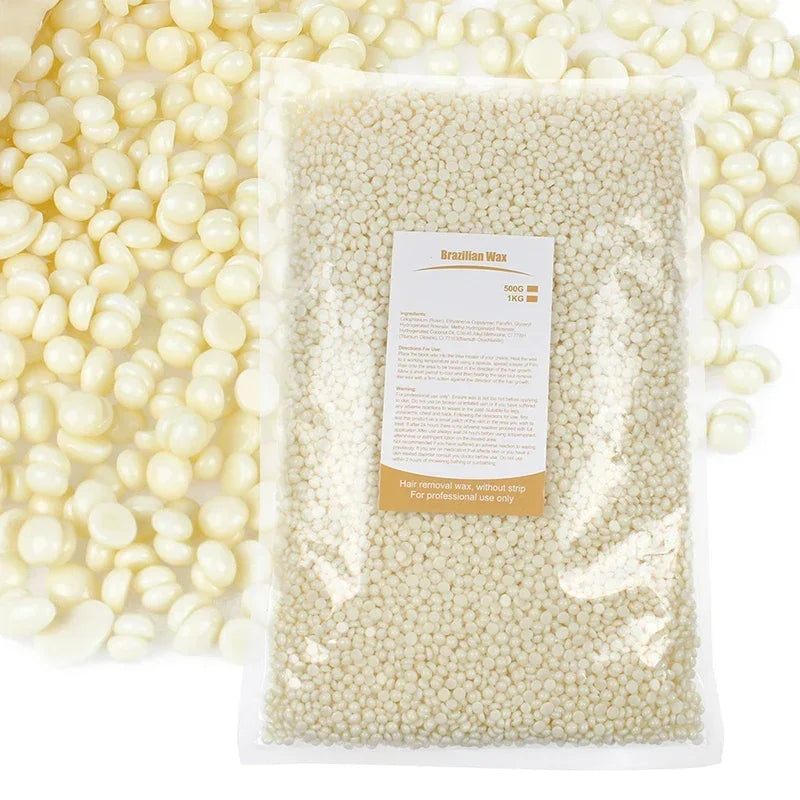 2026 1000g/500g/50g Wax Beans for Hair Removal Fast Painless Body Bikini Wax for Heater Machine Use in Beauty Salons And Home Zpaxo