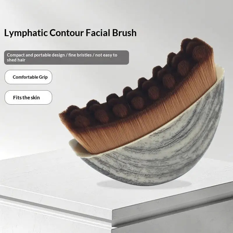 Facial Sculpting Lymphatic Contour Face Brush – Jawline Tool