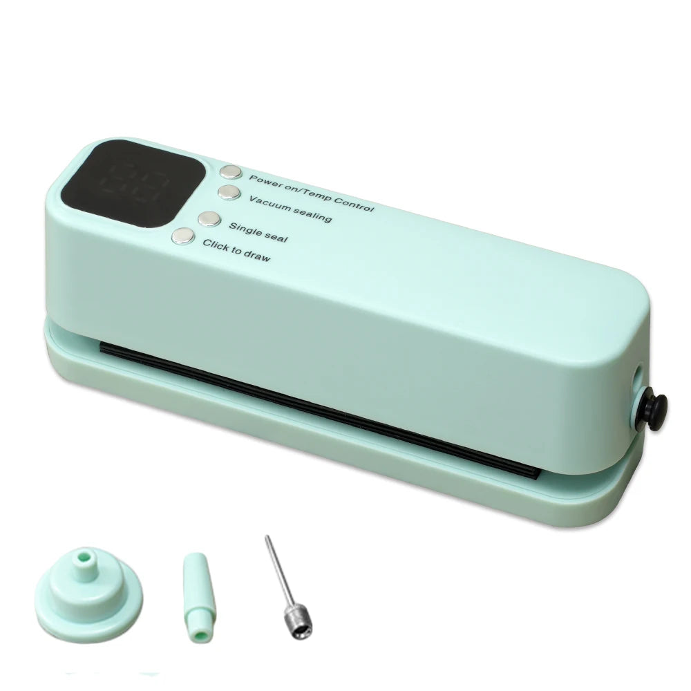 Food Vacuum Sealer USB Rechargeable Package Plastic Bag Mini Heat