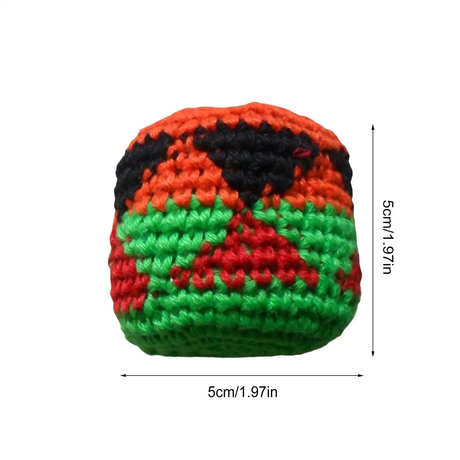 Knitted Footbag Sack Interactive Handmade Juggling Balls Handwoven Toss Footbag For Boys Girls Child Teens Family Parks Garden Zpaxo