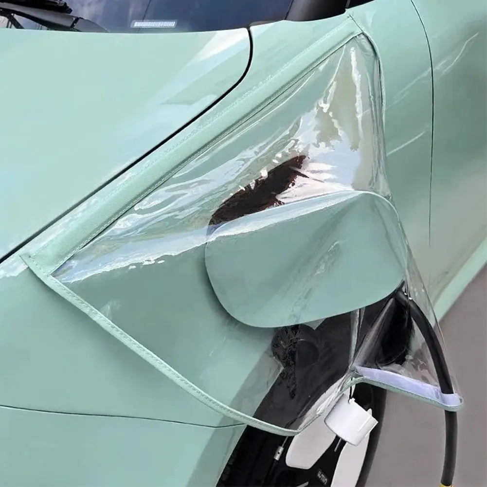 Electric Car Charging Port Rain Cover – Waterproof EV Charger Guard EV Charger Cover Zpaxo C