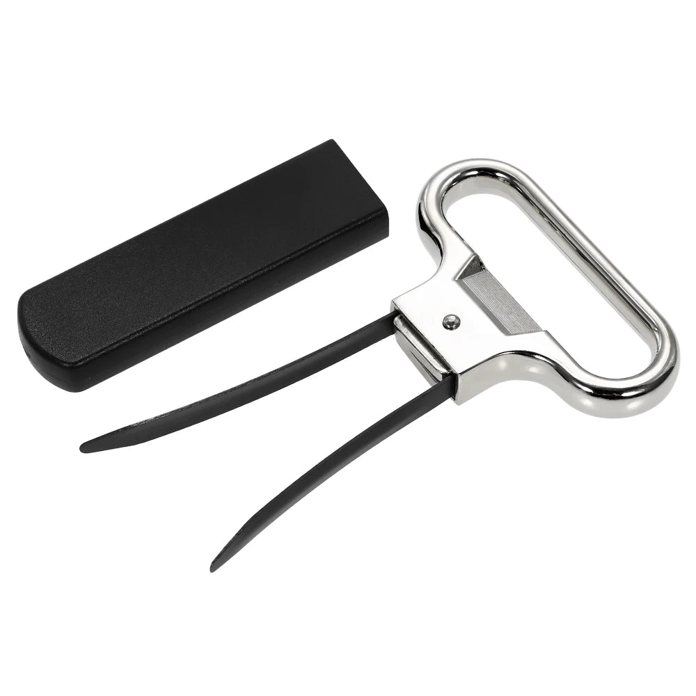 Wine Bottle Opener Two-Prong Corkscrew Remover Cork Puller Damaged Cork Remover Old Wine Corkscrew Remover House Warming Gift Zpaxo