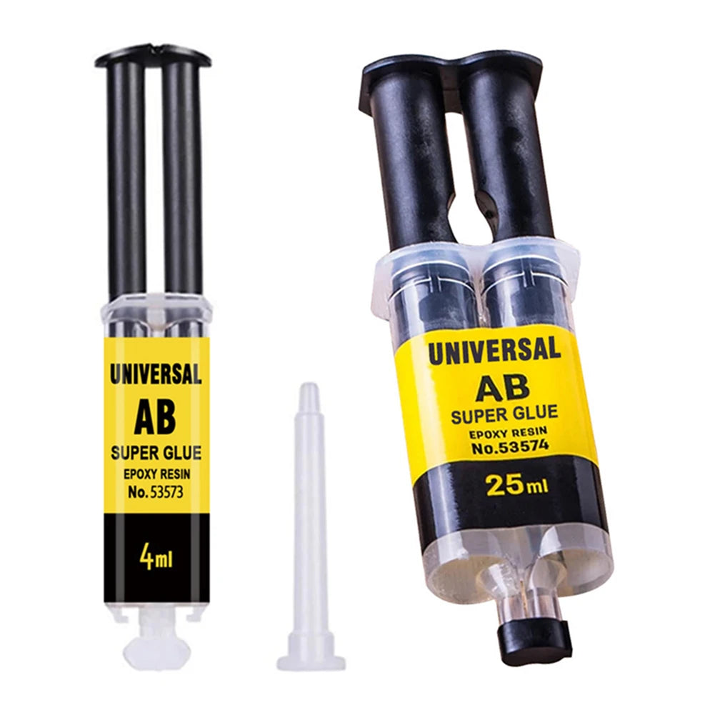 1-10pcs Epoxy Resin AB Glue 2 Minutes Curing Firm Long-lasting Reliable Adhesive Super Liquid Glue Waterproof Repair Glue for Gl Zpaxo