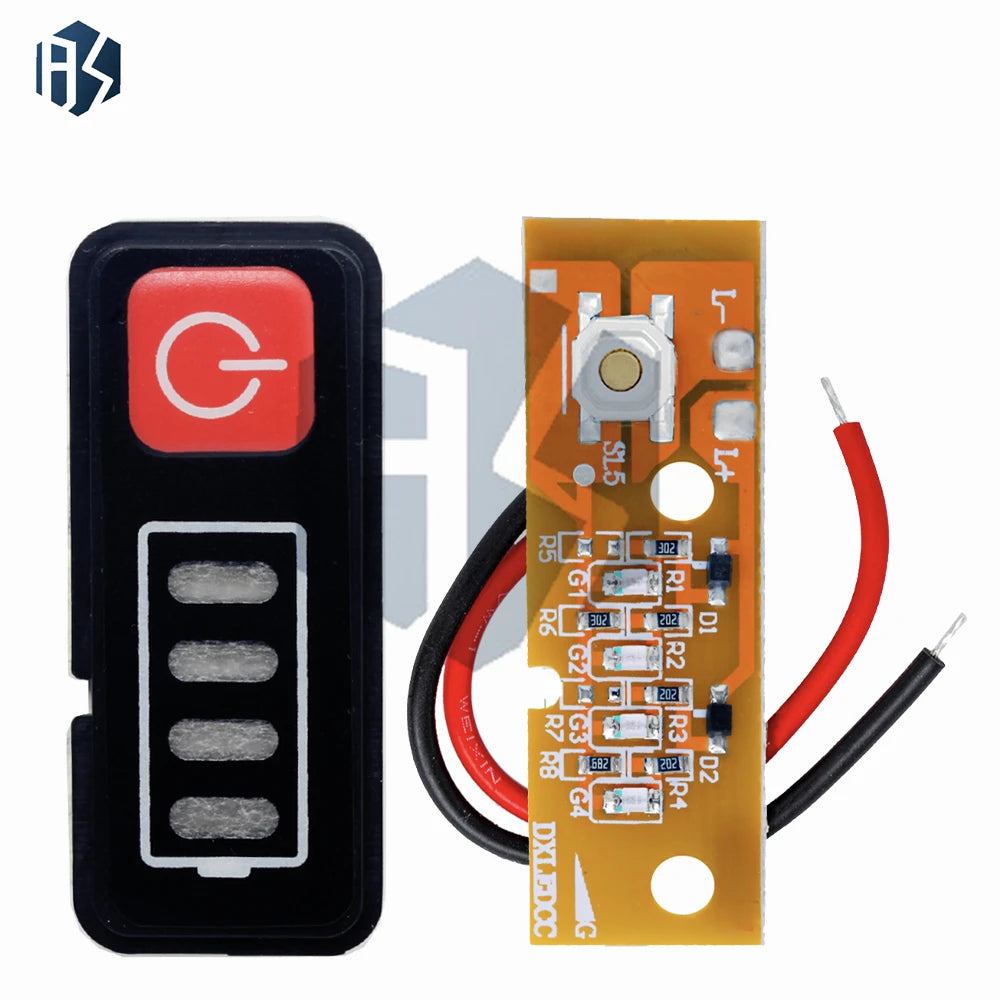 3S 4S 5S Lithium Battery Capacity Indicator 1- 12V-21V Display Zpaxo