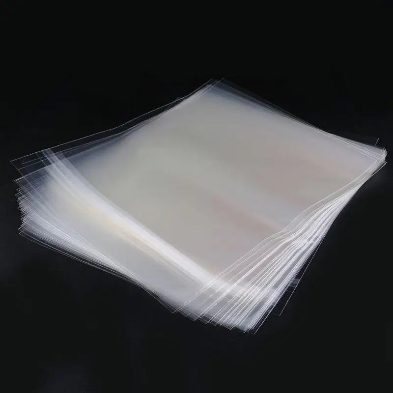 652F Outer Sleeves Wrinkle Singles Storage Seal Vinyl Records Bag Zpaxo Clear CN
