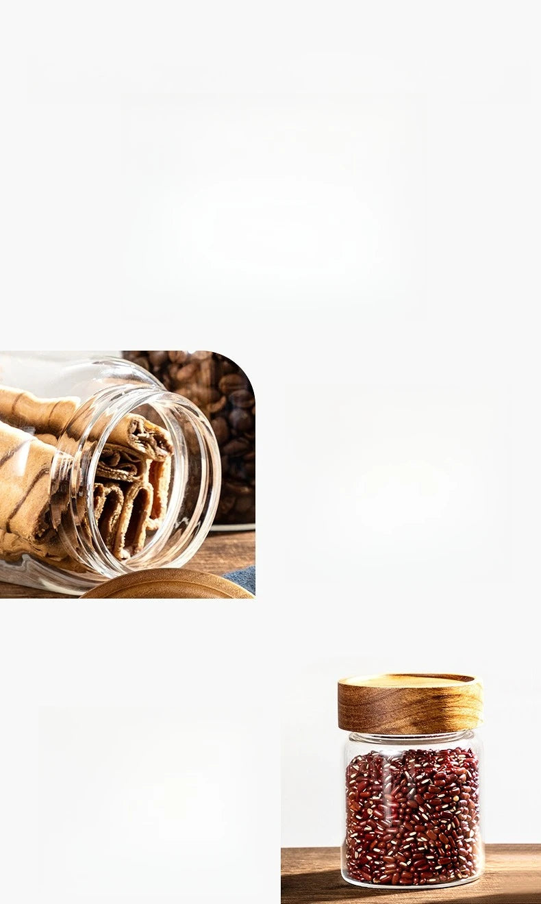 Sealed storage jar kitchen storage jar moisture-proof glass jar food grade coffee jar glass sealed jar Zpaxo
