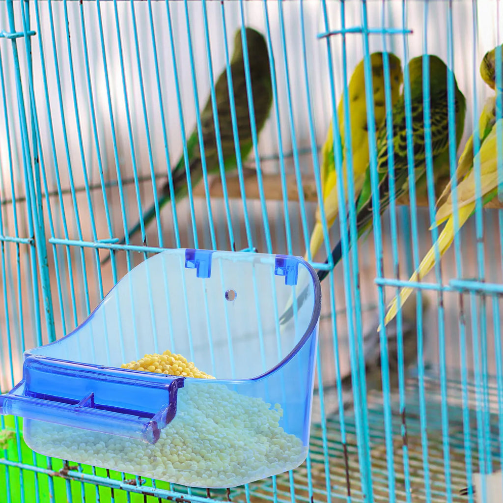 Compact Bird Bath Cage Reusable Leakproof Parrot Shower Box Smooth