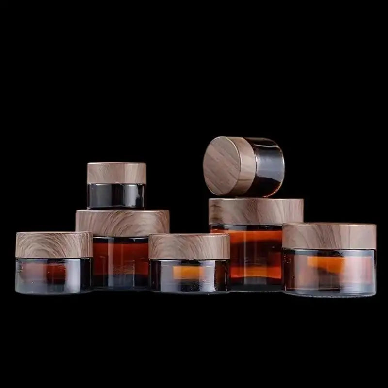 10 15 20 30 50 Dark Tan Cream Bottle Glass Separate Face Eye Box Zpaxo