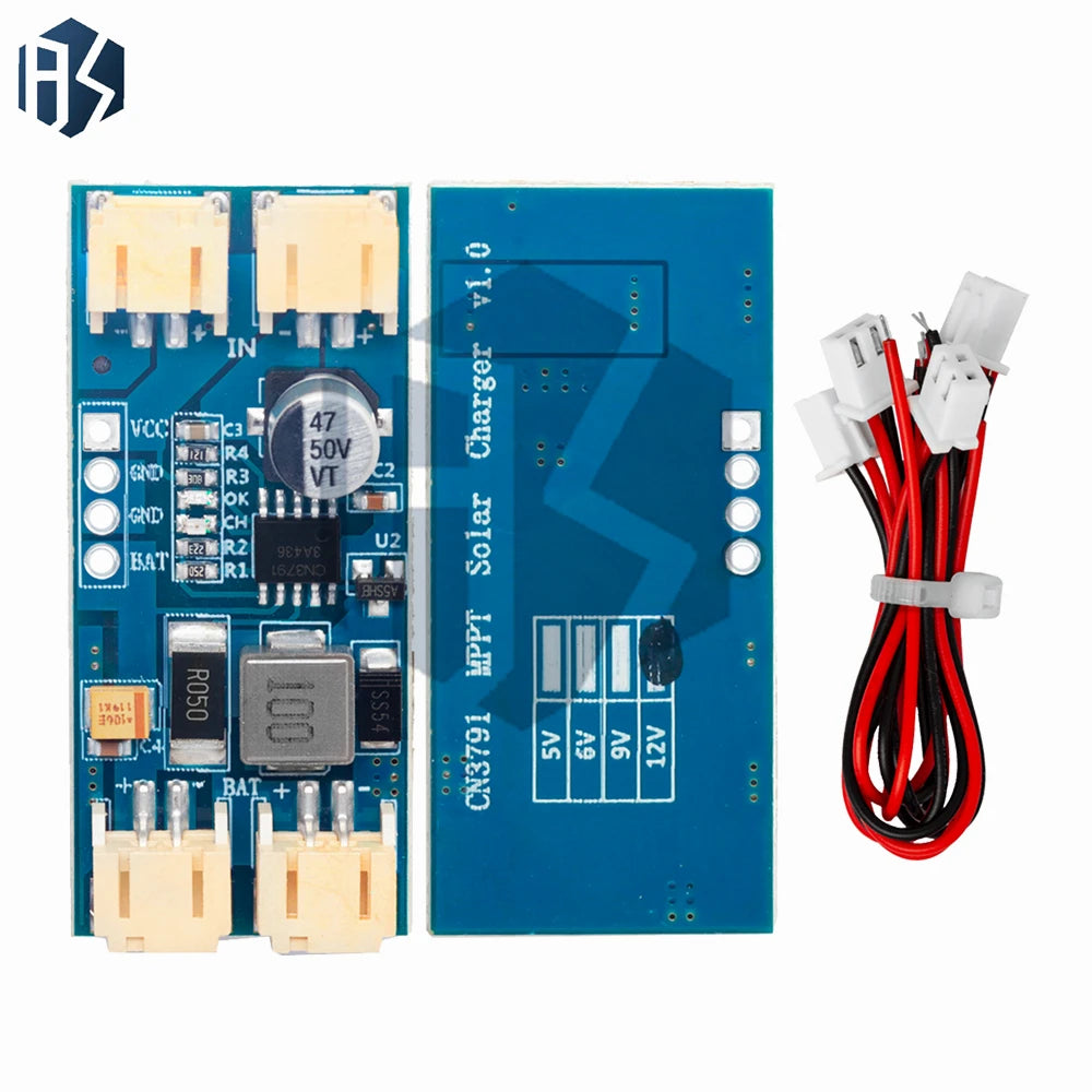 1pc/2pcs 1 Cell Lithium Battery Charging 3.7V 4.2V CN3791 MPPT Solar Panel Regulator Controller Module 5V 6V 9V 12V Zpaxo