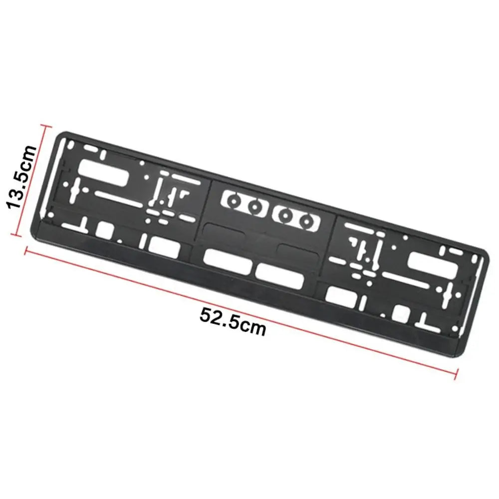 Glossy Surface Registration Plate Holder Anticorrosion Durable License Plate Frame High Quality Waterproof Zpaxo