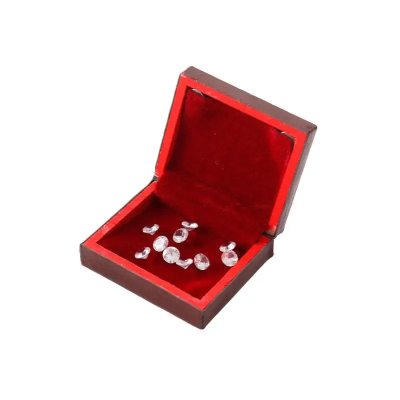 Classic Miniaturized Wooden Jewelry Case Model Toys Doll House Zpaxo A1