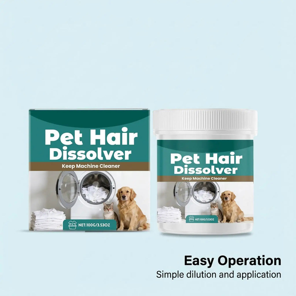 Pet Hair Dissolver Laundry Cleaner Washing Machine Remover Detergent