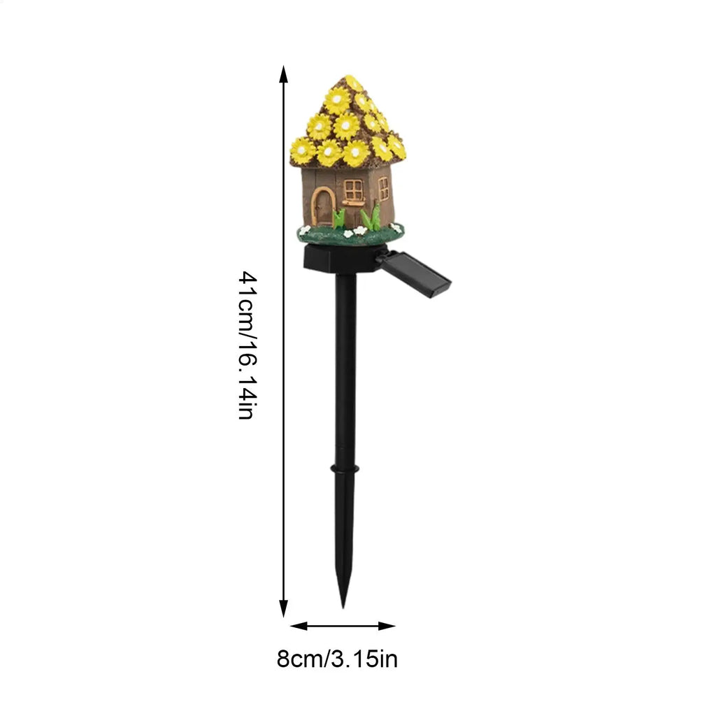 Solar Mushroom Lights Outside Auto Off Pathway Lamp Fairy Houses