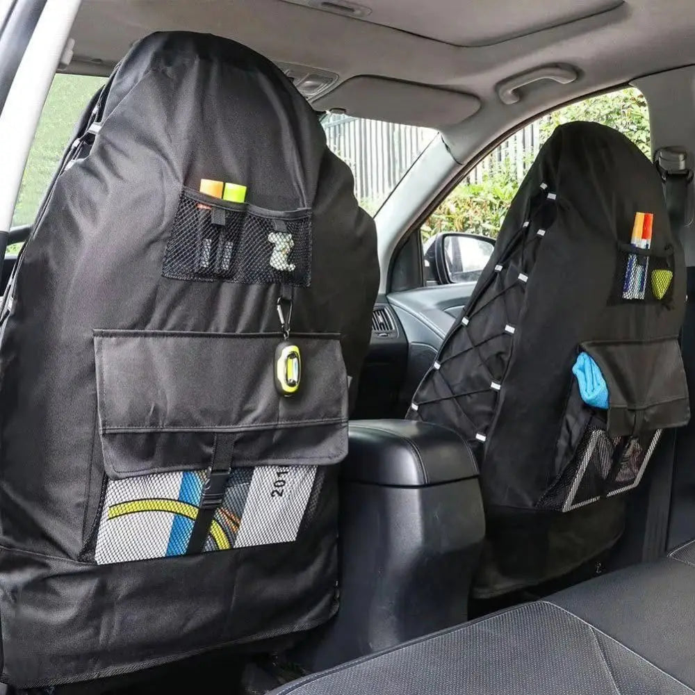 Oxford Cloth Car Front Seat Cover Waterproof Oil-resistant Auto Zpaxo