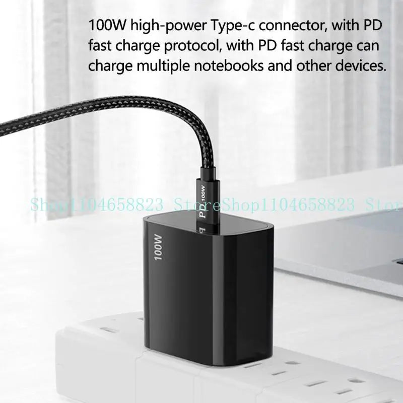 652F USB C to DC5521 5.5x2 Adapter Cable 100W with 10 Connection Tips for Electronic Devices Power Charging Cord 200CM Zpaxo China Mainland